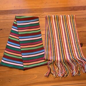 Colorful Striped Women's Scarves Set